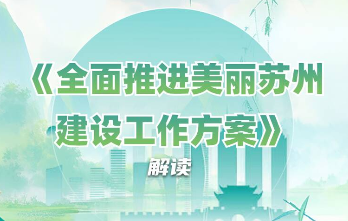 图解：《全面推进美丽苏州建设工作方案》