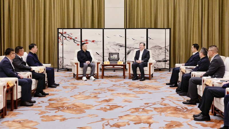 范波吴庆文会见福耀集团董事长曹晖一行