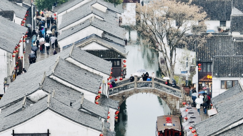 雨中山塘，姑苏年味更有烟火气！