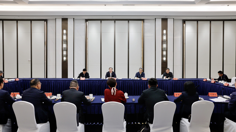 苏州市召开政协委员座谈会暨政企恳谈会 范波讲话 朱民主持