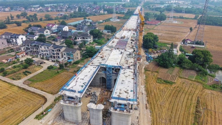 通苏嘉甬高铁常熟西站建设项目有序高效推进