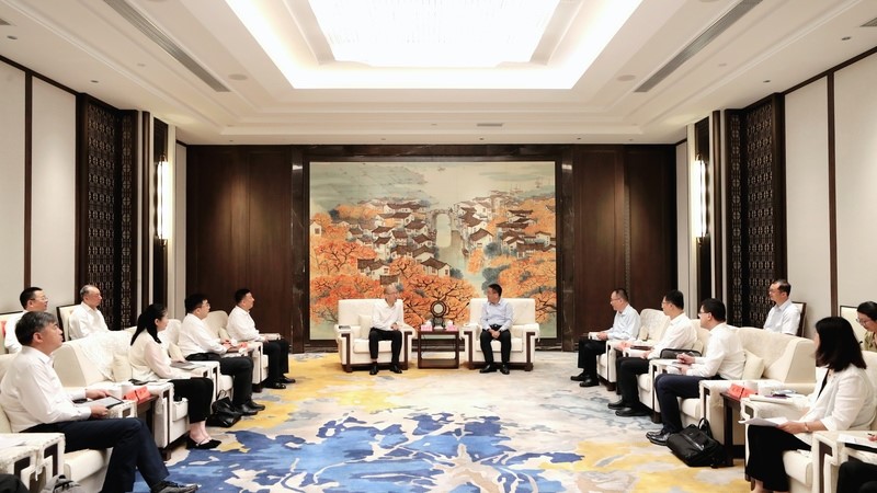 锦州市考察团来苏州考察 王维会见孟华强一行