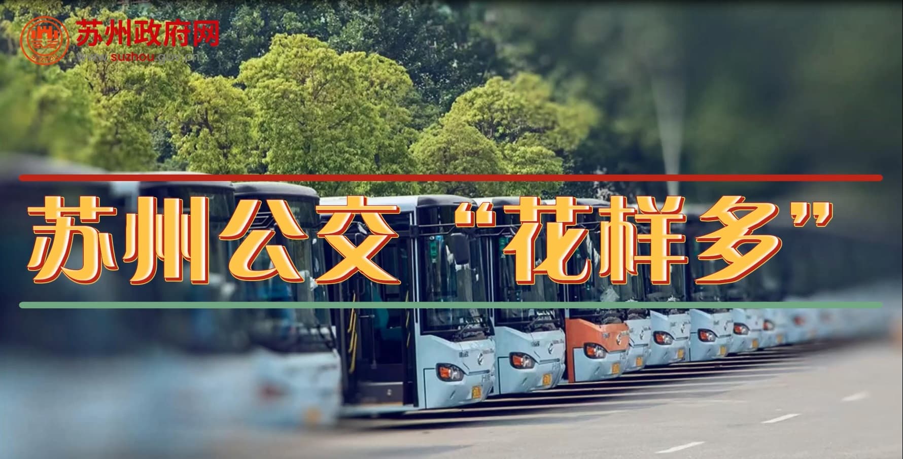 苏州公交“花样多”